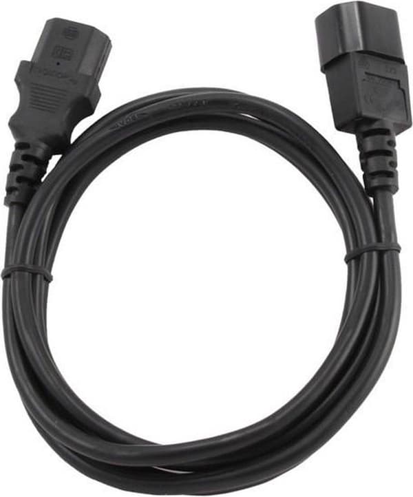 Gembird PC-189-VDE virtajohto Musta 1,8 m C14-liitin