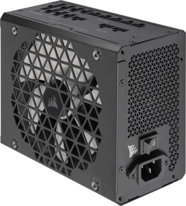 CORSAIR RMx Series RM1000X SHIFT - Strømforsyning (intern) - ATX12V 3.0 - EPS12V 2.92 - 80 PLUS Guld - AC 100-240V - 1000 Watt - Europa (CP-9020253-EU Sort