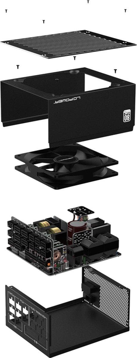 LC-Power LC1200P V2.52 Platinum Series 1200W detail (LC1200P V2.52 PLATINUM SERIES)