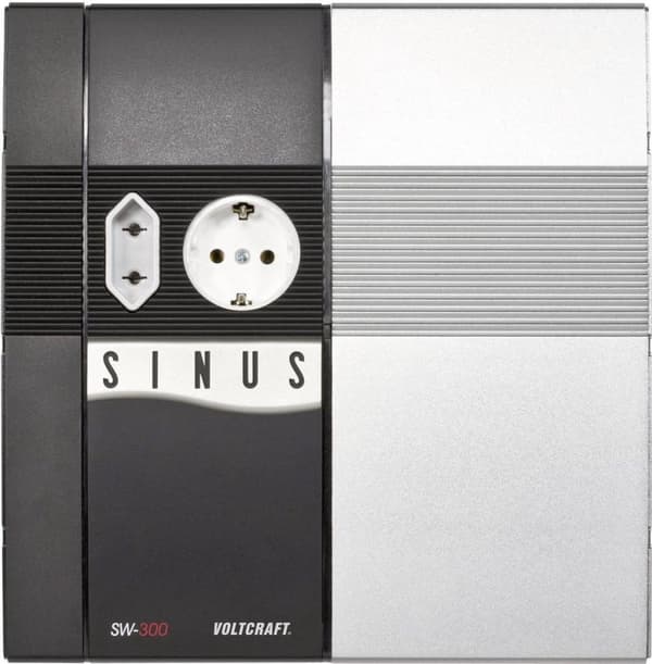 VOLTCRAFT Inverter SW-300 12V 300 W 12 V/DC - 230 V/AC Fjernbetjent