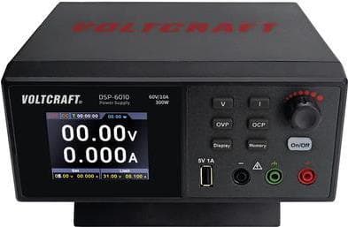 VOLTCRAFT DSP-6010 laboratorieströmförsörjning, justerbar 0 - 60 V 0 - 10 A 300 W USB-slavfunktion Antal utgångar 1 x (VC-12230435)