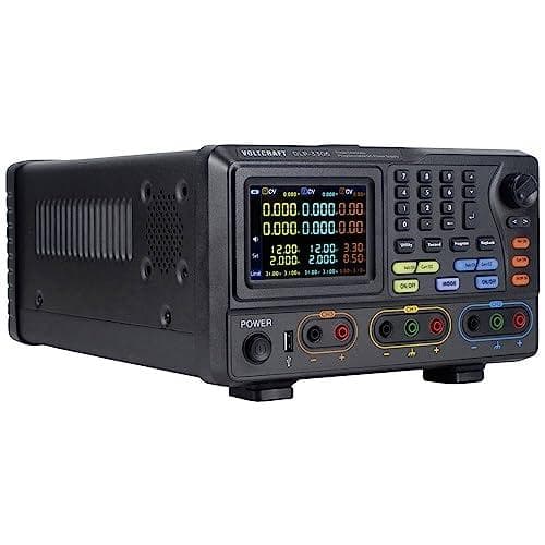 VOLTCRAFT DLP-3306 laboratoriovirtalähde, säädettävä 0 - 30 V 0 - 6 A 378 W RS-232 orjatoiminto Lähtöjen lukumäärä 3 x (VC-13095700)