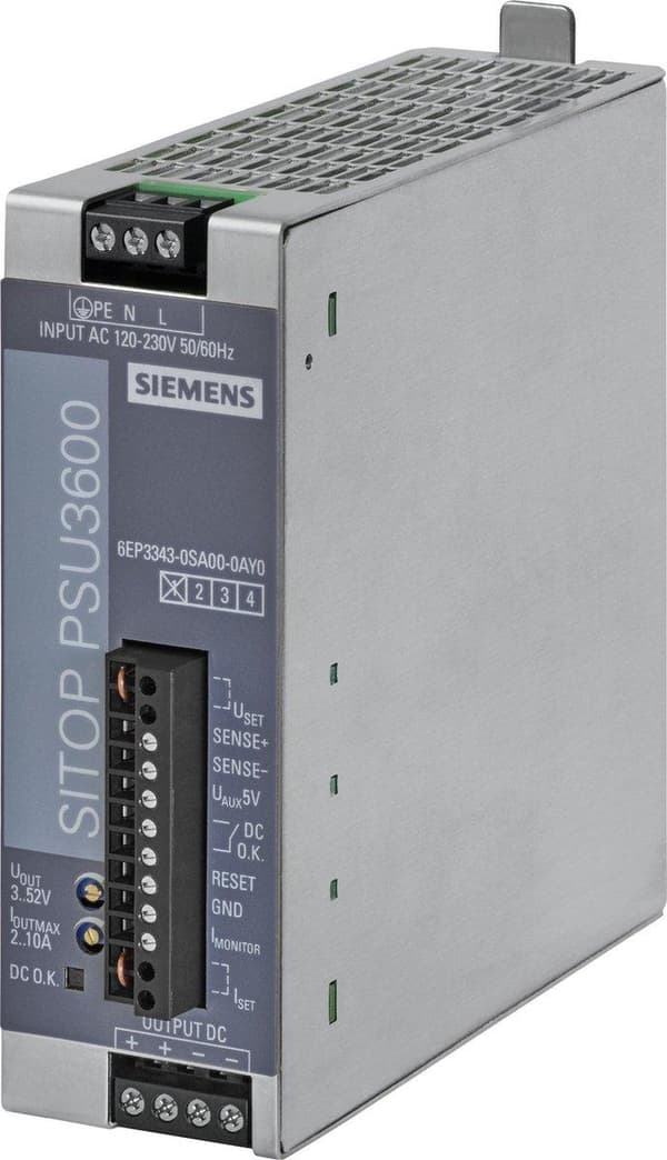 Siemens 6EP3343-0SA00-0AY0 virtalähde ja jännitteenmuunnin sisätiloissa monivärinen (6EP3343-0SA00-0AY0) Monivärinen