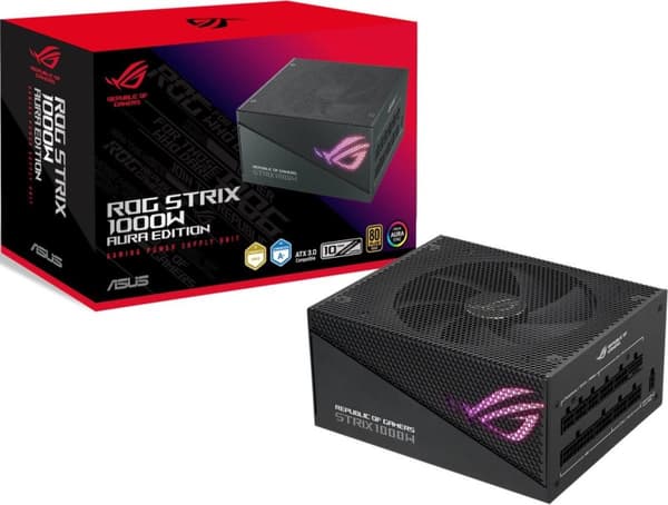 ASUS ROG Strix 1000W Gold Aura Edition PSU 20+4 pin ATX ATX Sort (90YE00P1-B0NA00)