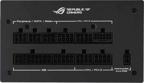 ASUS ROG Strix 1000W Gold Aura Edition PSU 20+4 pin ATX ATX Sort (90YE00P1-B0NA00)