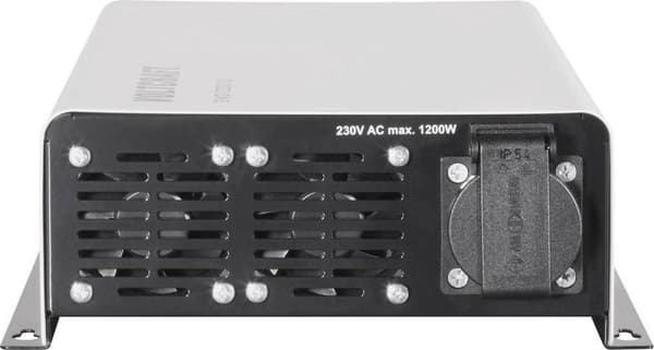 Voltcraft inverter SWD-1200/12 1200 W 12 V/DC 12 V/DC fjärrstyrbar (SWD-1200/12)