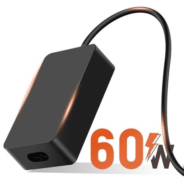 60W nätladdare för Microsoft Surface Pro 9 Surface Pro 8 och Surface Pro 7