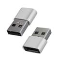 Miniatyrbild 1 av 4: USB till USB-C Adapter Laddning och Data Sync Kompakt Silver