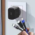 Miniatyrbild 4 av 4: Nätladdare USB-C Strömförsörjning 15W Snabbladdning Original Samsung Black