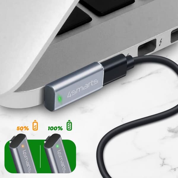 USB C till MagSafe 2 Magnetisk Adapter för MacBook Pro och Air 4Smarts