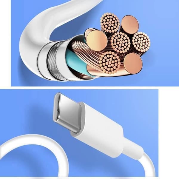 USB-C Nätladdare MacBook och iPad Quick Charge 96W Kompakt Vit