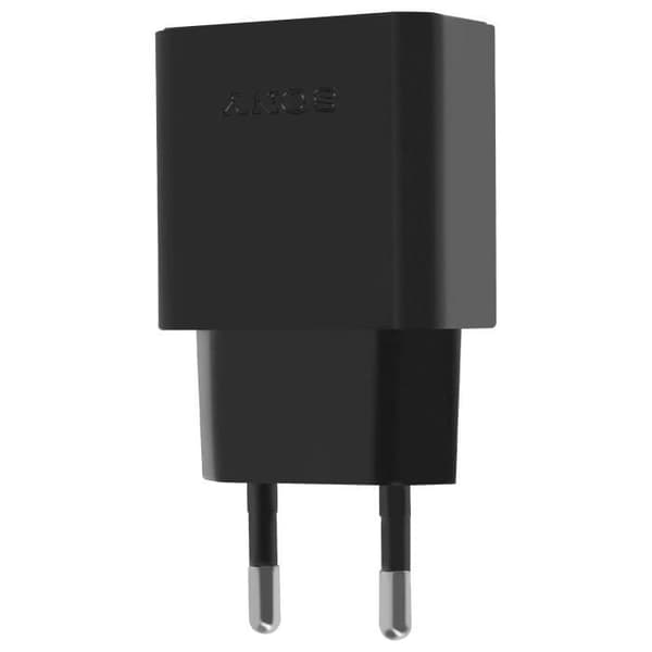Nätladdare - SONY - Sony USB 15W Quick Charge 3.0 - Svart - Qualcomm Quick Charge 3.0 - USB-port
