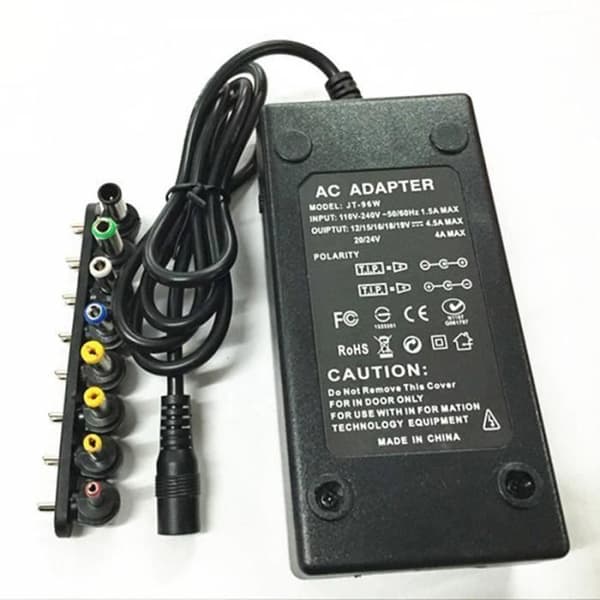 HE17368-Universal Laptop Power Charger 96w 12v till 24v tips