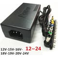Miniatyrbild 1 av 4: HE17368-Universal Laptop Power Charger 96w 12v till 24v tips