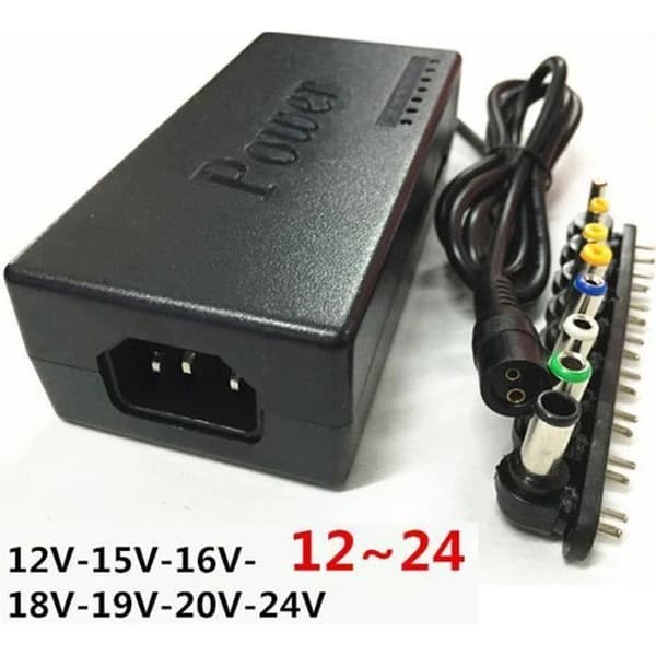 HE17368-Universal Laptop Power Charger 96w 12v till 24v tips