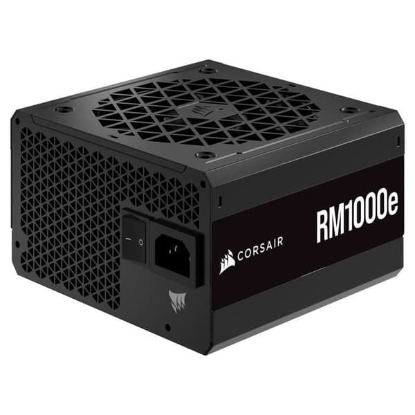 CORSAIR - RM1000e - Strömförsörjning - 1000 Watt - ATX 3.0 Silent - Certifierad 80 PLUS Guld - (CP-9020264-EU)