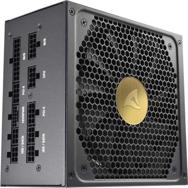 Sharkoon Rebel P30 Gold, 850 W, 100 - 240 V, 50/60 Hz, 10 A, 120 W, 850 W Sort
