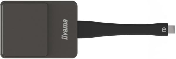 iiyama WP D002C - Network Media Streaming Adapter - Sølv/Sort (WP D002C) Sort, Sølv