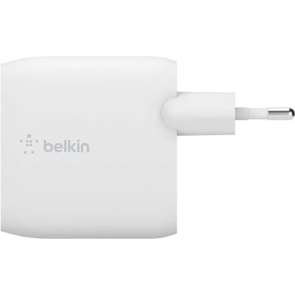 Belkin surfplatta kontakter och laddare 2 USB-A-portar nätladdare, 24W med Lightning-kabel