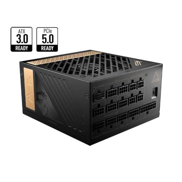 MSI MEG Ai1300P PCIE5 1300W strömförsörjning Svart