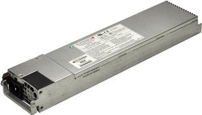 Super Micro Supermicro PWS-1K23A-1R - Strømforsyning (plug-in-modul) - 80 PLUS Titanium - AC 100-127/200-240 V - 1200 Watt - PFC - 1U (PWS-1K23A-1R) Grå