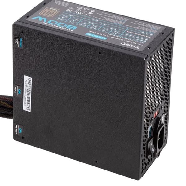 TooQ TooQ Gaming XGE II Fläktströmförsörjning med 140 mm LED 800W Active PFC