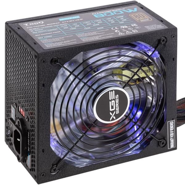 TooQ TooQ Gaming XGE II Fläktströmförsörjning med 140 mm LED 800W Active PFC