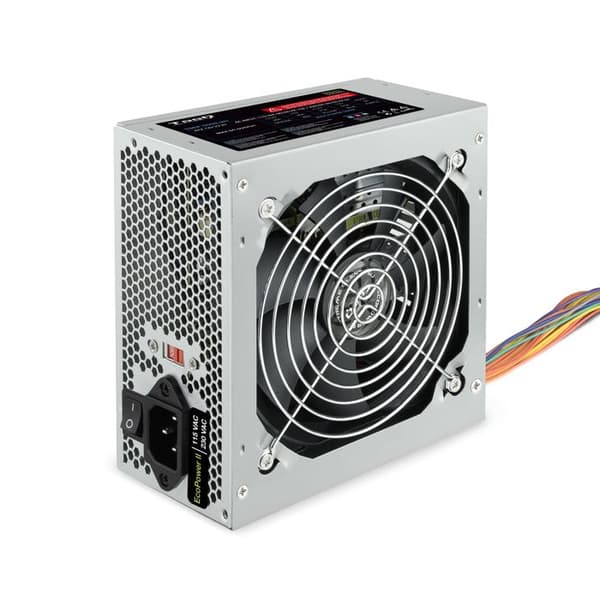 TooQ TQEP-500S-INT ATX 500W Silver Strömförsörjning