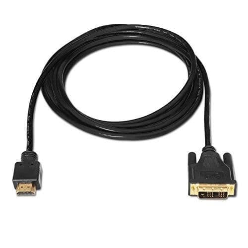 AISENS A117 0090 DVI till HDMI-kabel på 1,8 m för Full HD-skärm eller TV, svart - A117-0090