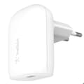 Miniatyrbild 2 av 2: Laddare - Belkin - 30W PD Hemladdare - USB-C - Snabbladdning - Vit plast