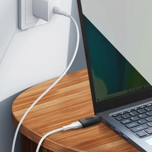 USB-C till DC 3,0 x 1,0 mm laddningsadapter för Acer Laptop