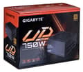 Miniatyrbillede 8 af 8: Gigabyte GP-UD750GM strømforsyningsenhed 750 W 20+4 pin ATX ATX Sort