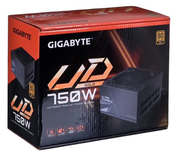 Gigabyte GP-UD750GM strømforsyningsenhed 750 W 20+4 pin ATX ATX Sort