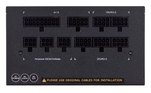 Gigabyte GP-UD750GM strømforsyningsenhed 750 W 20+4 pin ATX ATX Sort