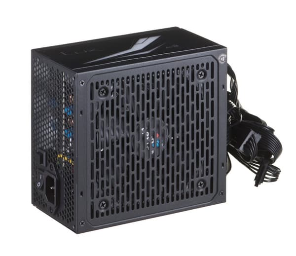 Strømforsyning Aerocool Lux RGB 550M 550 W Sort