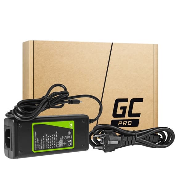 Green Cell AD134P USB-C laddare AC-adapter 65W för bärbar surfplatta smartphone