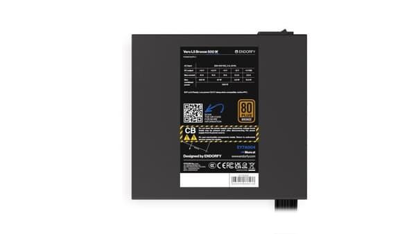 ENDORFY Vero L5 strømforsyningsenhed 500 W 24-pin ATX ATX Sort