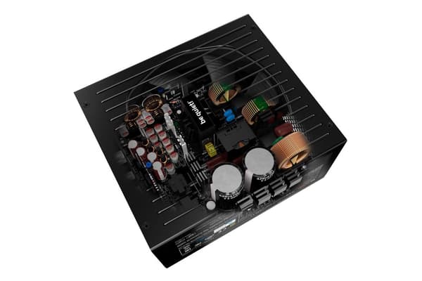 var tyst! BN338 nätaggregat 1000 W 20+4 stift ATX ATX Svart
