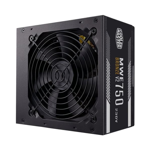 Cooler Master MWE 750 Bronze 230V V2 strømforsyningsenhed 750 W 24-pin ATX ATX Sort Sort