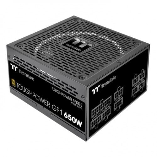 Thermaltake Toughpower ATX 650W Guld strømforsyningsenhed 20+4 pin ATX Sort Sort