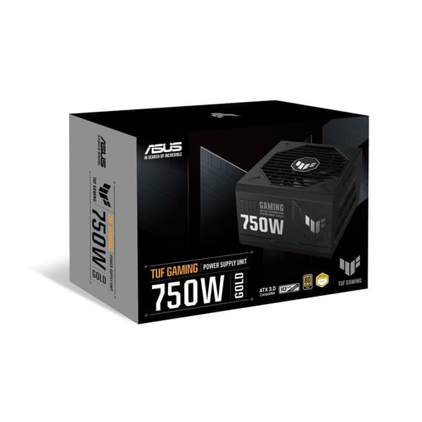 ASUS TUF Gaming 750W Guld strømforsyningsenhed 20+4 pin ATX ATX Sort