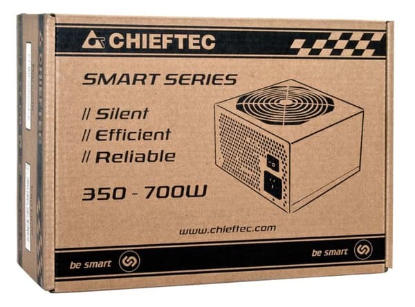 Chieftec GPS-400A8 strømforsyningsenhed 400 W 20+4 pin ATX ATX Sort