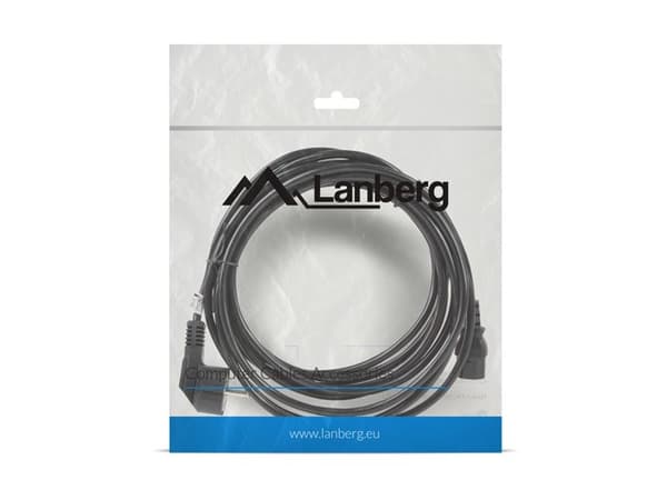 Lanberg CA-C13C-11CC-0100-BK strømkabel Sort 10 m C13 kobling CEE7/7
