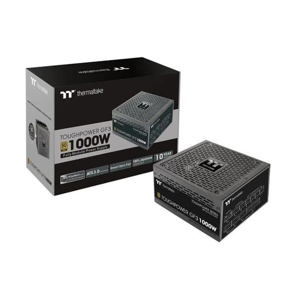 Thermaltake Toughpower GF3 1000W strömförsörjning Svart