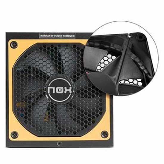 Nox Strömförsörjning Urano Bronze Vx 750w Gul,Svart