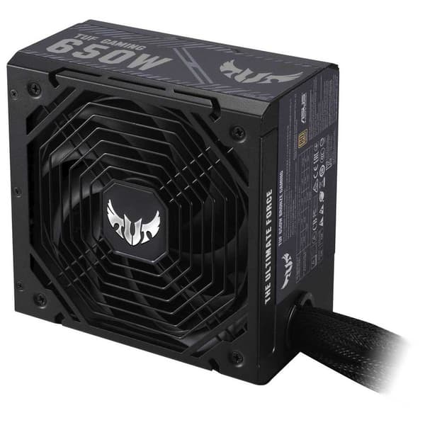 Asus Strømforsyning Tuf Gaming 650b 650w 80 Plus Bronze Sort Svart