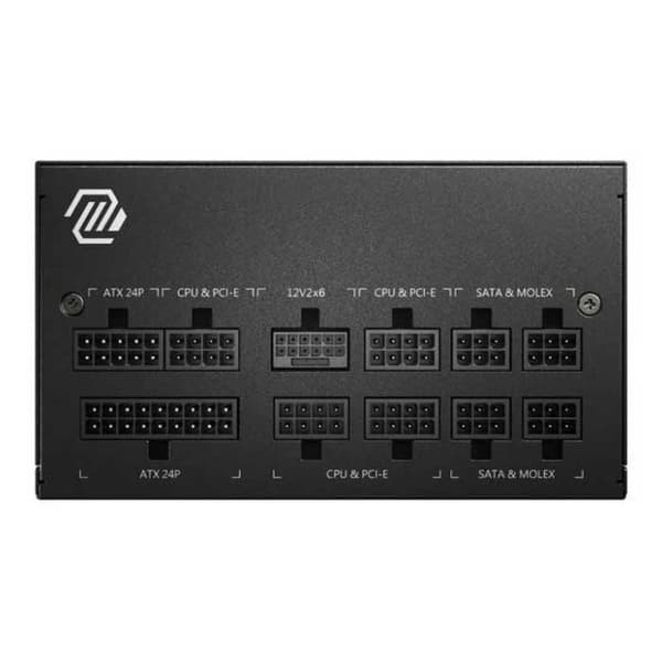 Msi Modulær Strømforsyning Mag A750gl 80 Plus Gold 750w Sort
