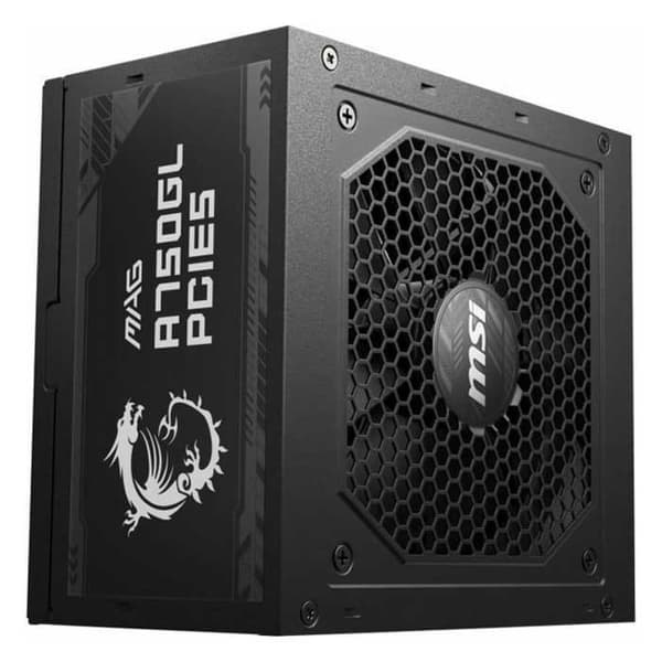 Msi Modulær Strømforsyning Mag A750gl 80 Plus Gold 750w Sort