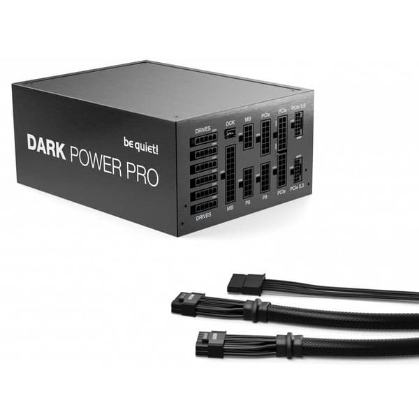 Be Quiet Modulær Strømforsyning Dark Power Pro 13 80+ Titanium 1600w Sort