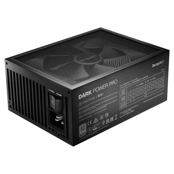 Be Quiet Modulær Strømforsyning Dark Power Pro 13 80+ Titanium 1600w Sort
